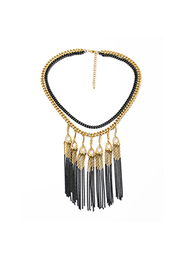 Tasselled Chain Necklace - Avery and May