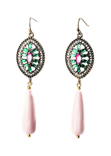 Stained Glass Teardrop Earrings - Avery and May