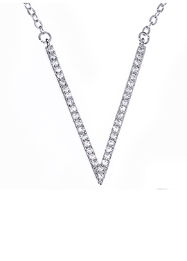 Very V Necklace - Avery and May