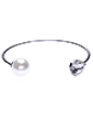 Give Me Diamantes/Pearls Cuff - Avery and May